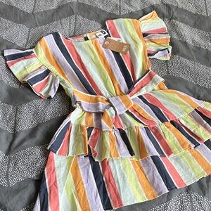 Cotton On Multicolor Striped Kids Dress